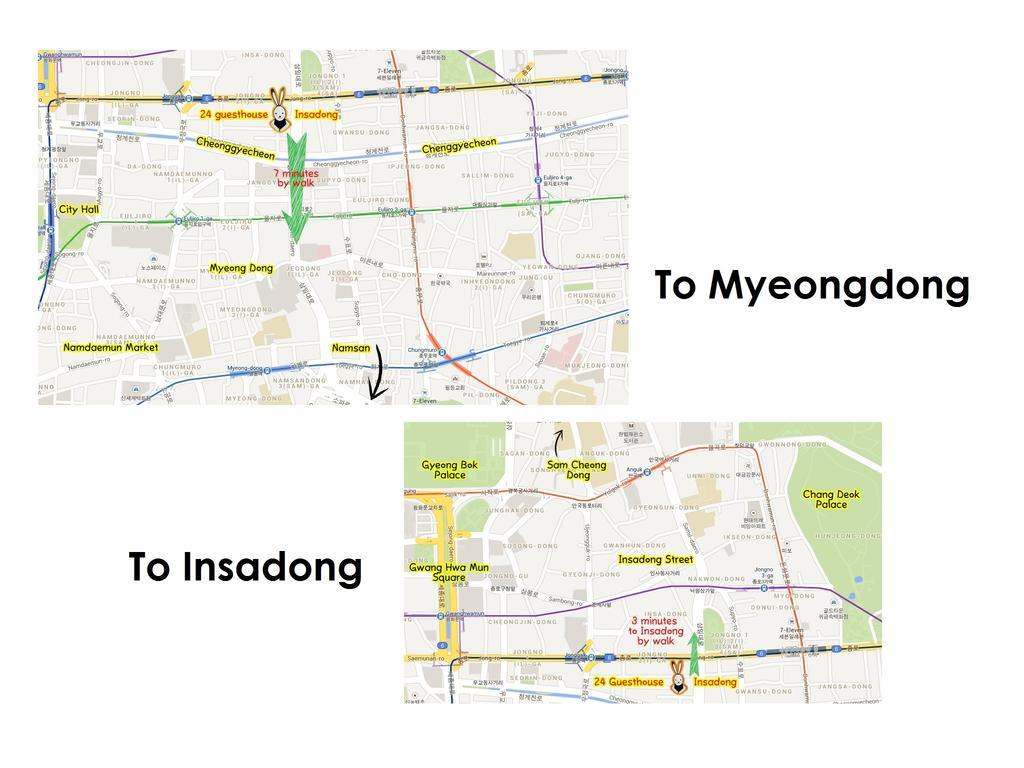 24 Guesthouse Insadong Seoul Ngoại thất bức ảnh